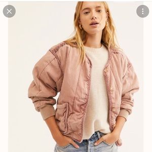 Free People Mixed Signals Liner in Coyote (Mauve)